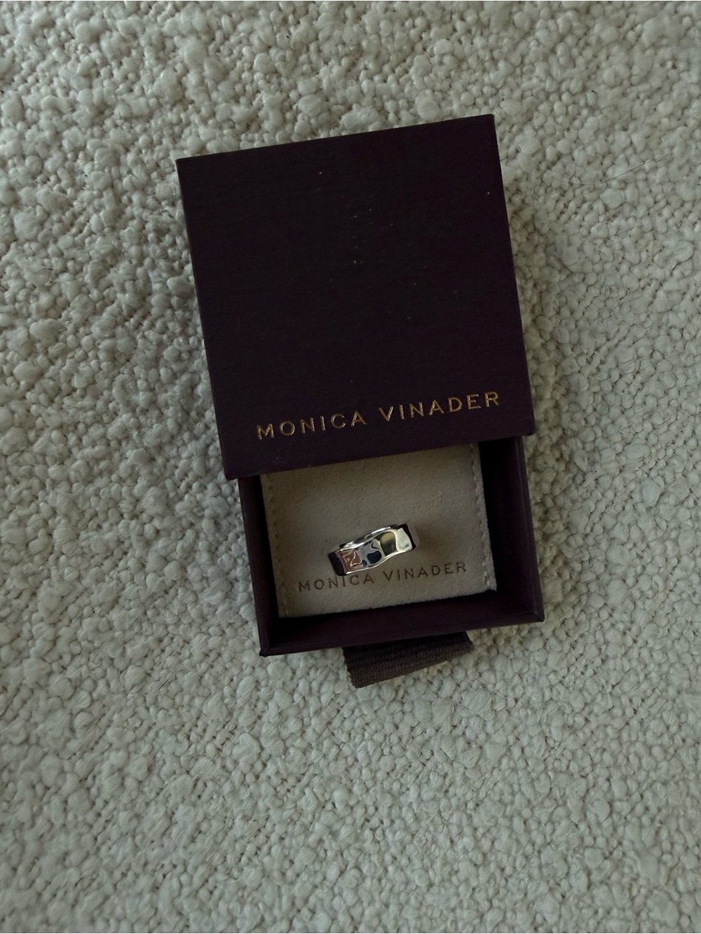 Brand new silver ring 6 size
